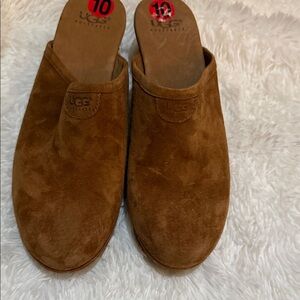 UGG Men’s Chestnut Suede Slip-On Mules